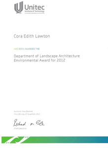 Cora-Lawton-Eocological-certificate
